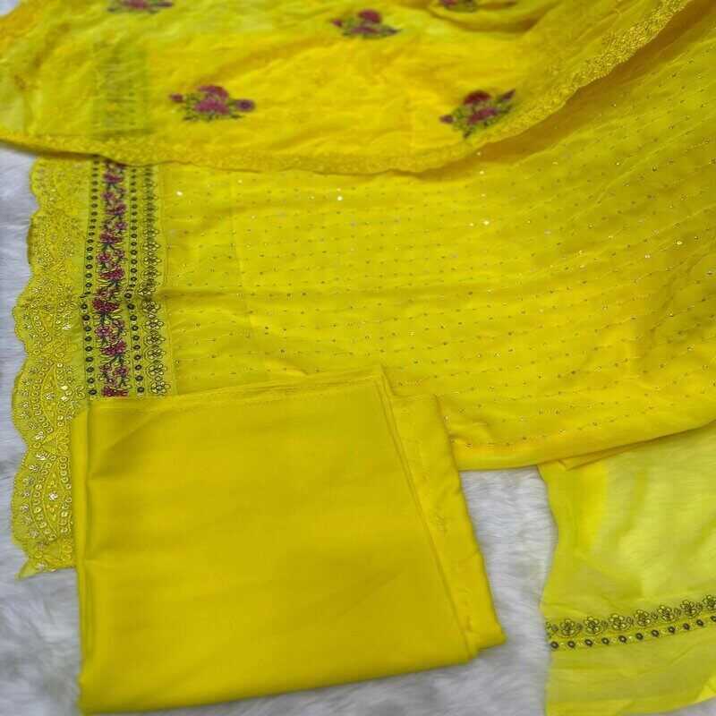 Indian,Soft,Georgette,Unstitched,Salwar,Kameez,4pcs, 3pcs,ordervanshop,onlineshop, 