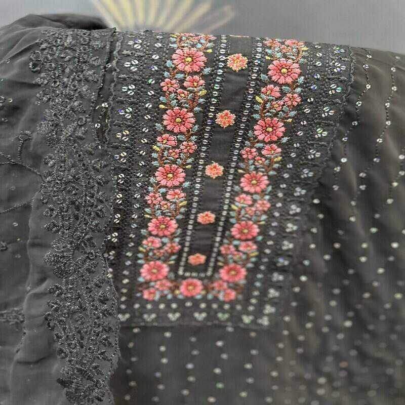 Indian,Soft,Georgette,Unstitched,Salwar,Kameez,4pcs, 3pcs,ordervanshop,onlineshop, 