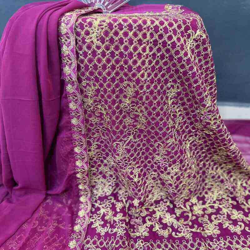 Indian,Soft,Georgette,Unstitched,Salwar,Kameez,4pcs